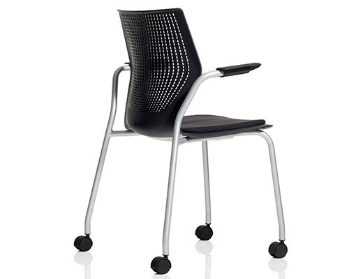 MultiGeneration by Knoll black stacking Chair