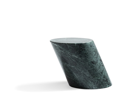 Verde Alpi Marble side table