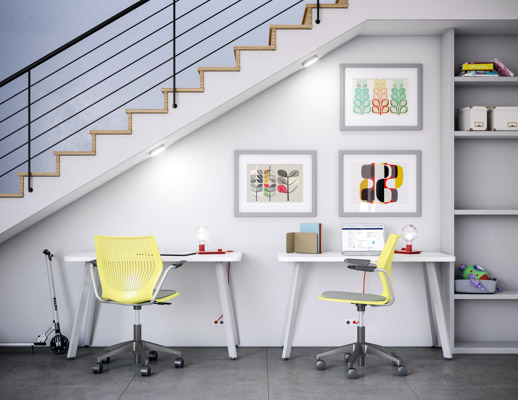 knoll + muuto work from home rockwell unscripted easy table compile bookend control table lamp