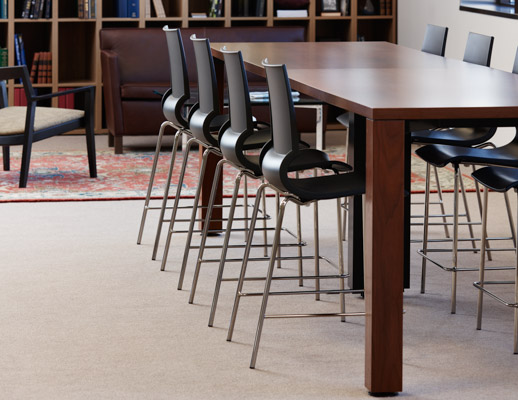 laminate fronts harvest table library meeting room café