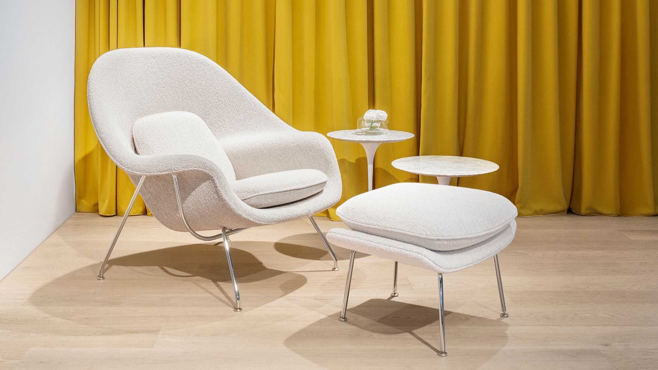 Womb Chair and Ottoman