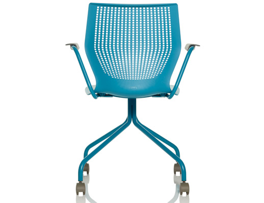 multigeneration by knoll hybrid chair formway design side chair dark teal