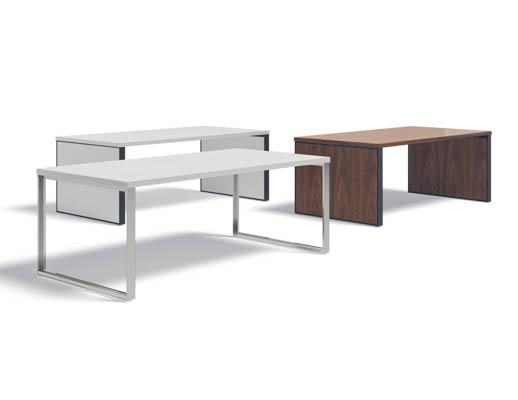 Reff Reff Profiles Open Leg Table Meeting Table Desk Veneer 