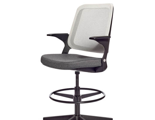 Ollo with knit back high task chair ollo family glen oliver loew
