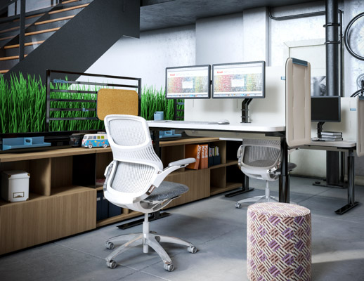 antenna workspaces power beam ladder organization storage
