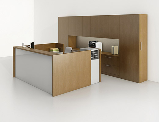 Knoll Reff Profiles Administration Station with Workwall
