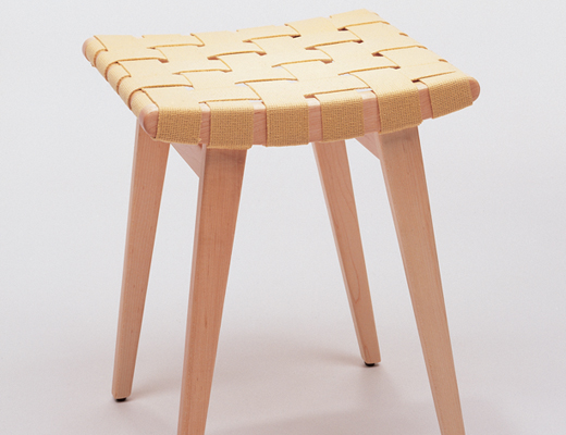 Knoll Jens Risom tan Stool