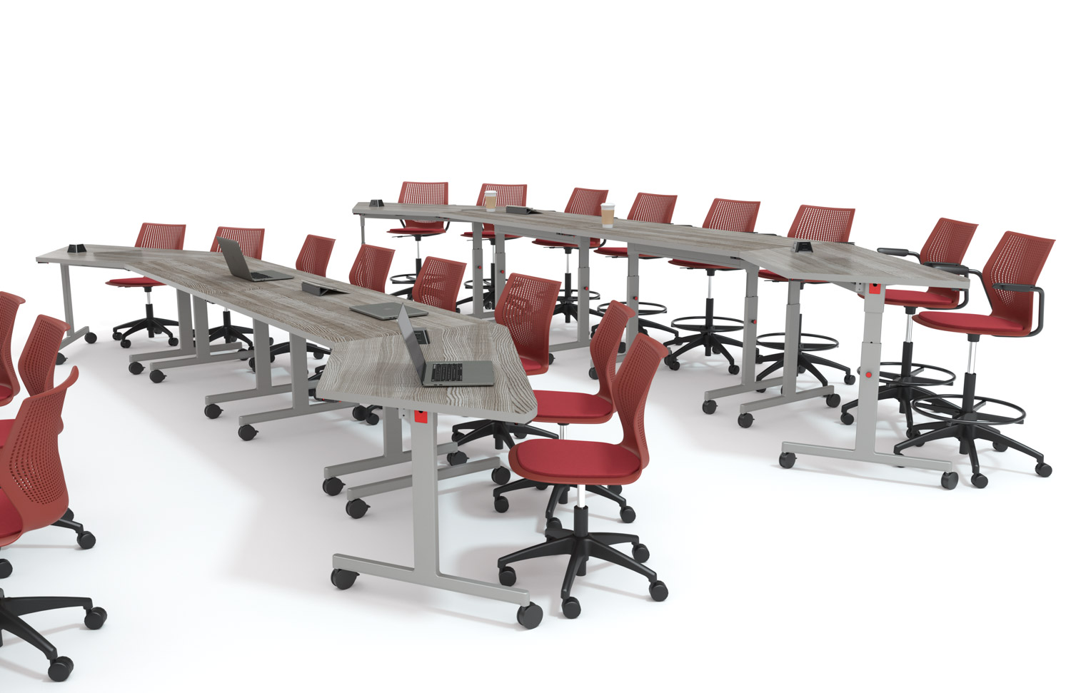 pixel trapezoid tables marc krusin training tables